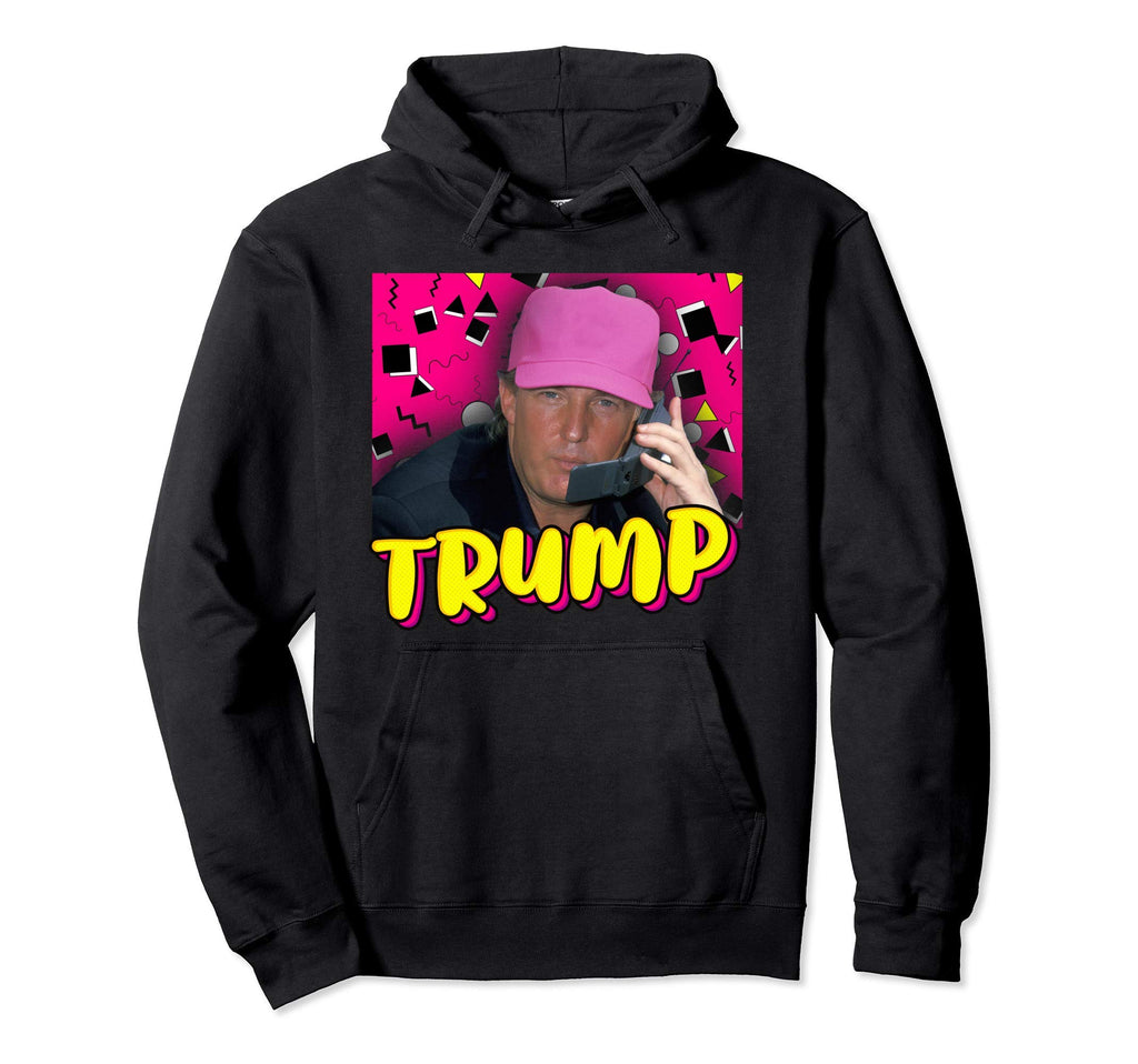 Trump 80S Vaporwave Aesthetics Hoodie - Casual Everyday Wear for Adults - T-Shirt, Sweatshirt, Hoodie