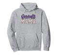 Baseball Mom Purple Baseball Mama Hoodie - Streetwear Style Men Women - T-Shirt, Sweatshirt, Hoodie