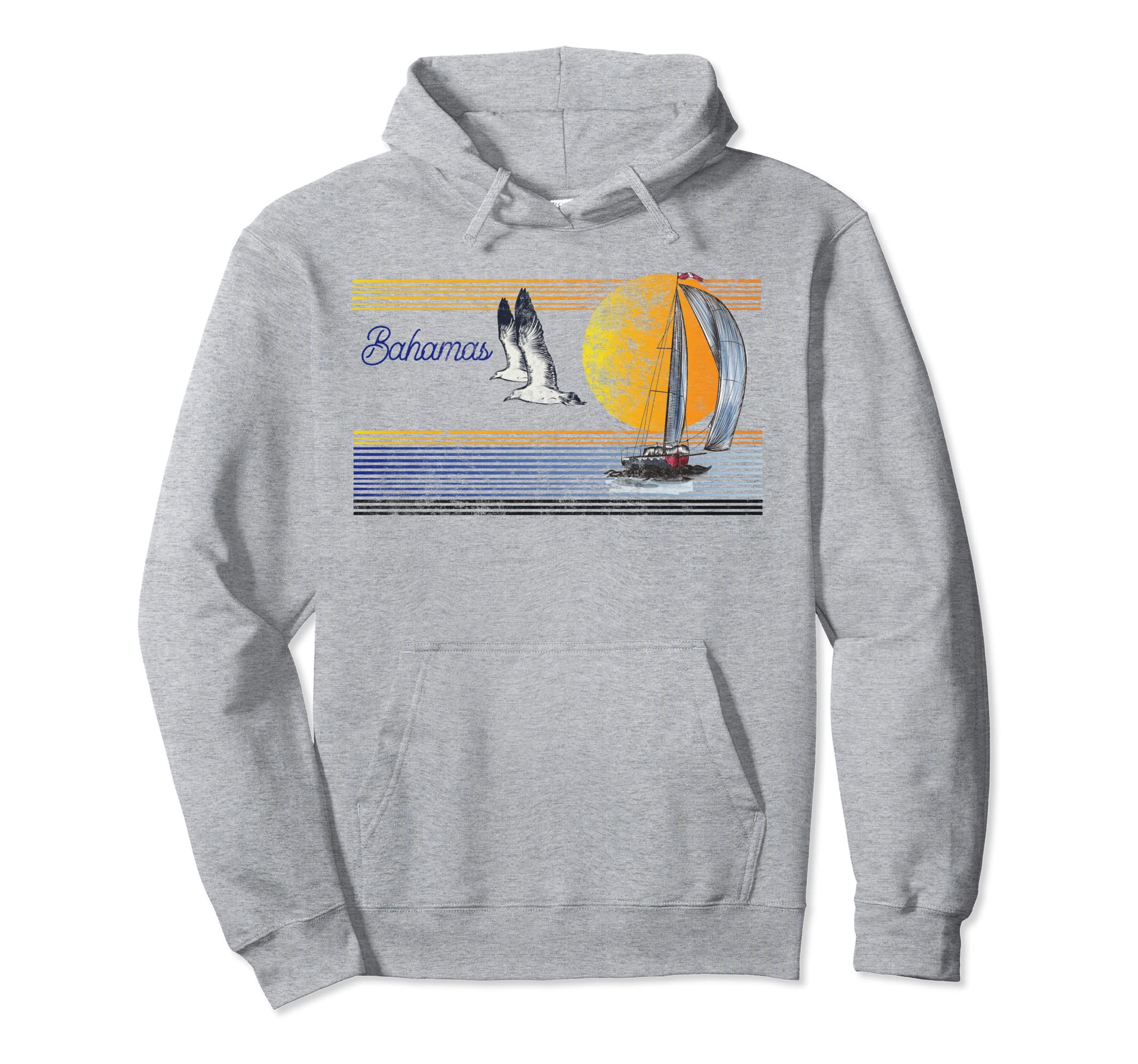 Sailing Sailboat Sail Sunset Island Hoodie - Graphic Print for Adults - T-Shirt, Sweatshirt, Hoodie