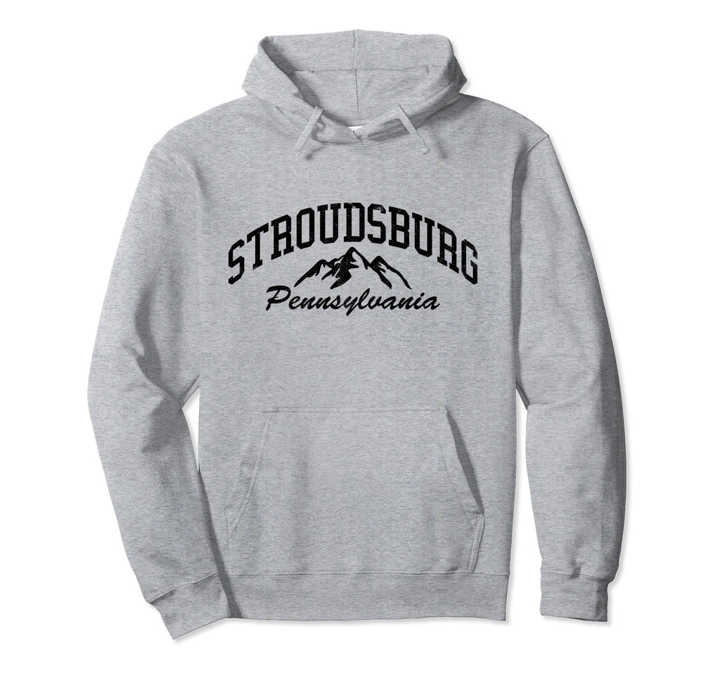 Stroudsburg Pennsylvania Distressed Hoodie - Unique Graphic for Adults - T-Shirt, Sweatshirt, Hoodie