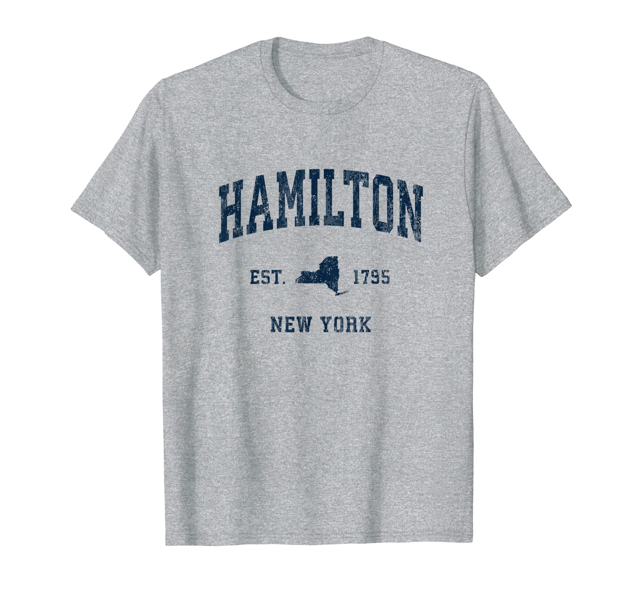 Hamilton New York Ny Athletic Navy Sports T-Shirt - Streetwear Style Unisex - T-Shirt, Sweatshirt, Hoodie
