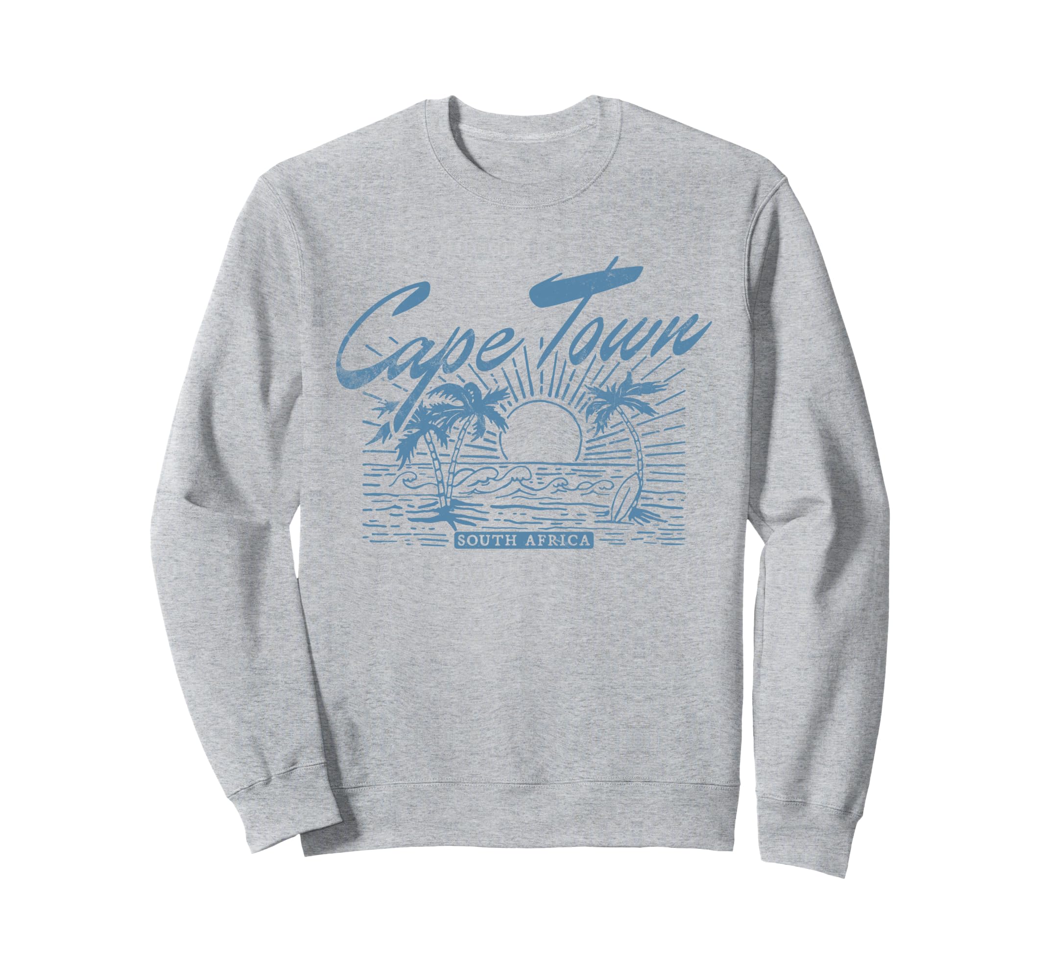 Cape Town South Africa Distressed Sweatshirt - Unique Graphic for Adults - T-Shirt, Sweatshirt, Hoodie