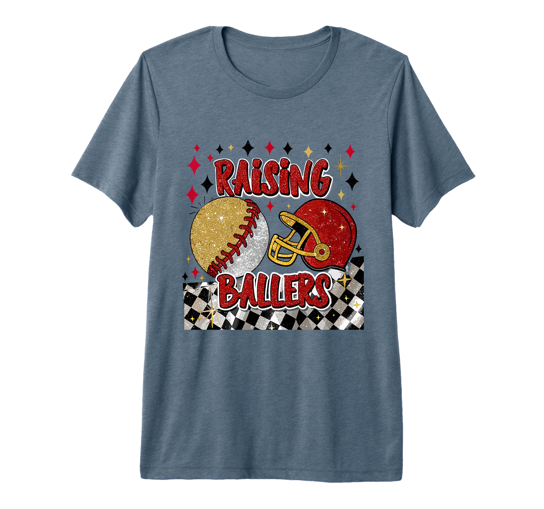 Raising Ballers Softball Baseball T-Shirt - Fun Novelty Design Men Women - T-Shirt, Sweatshirt, Hoodie