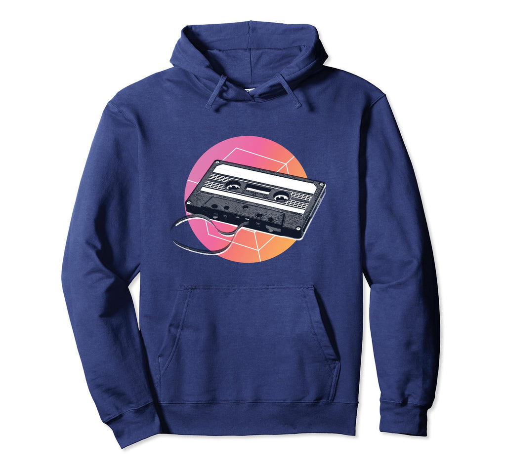 Sunset Audio Cassette Tape Mixtape Hoodie - Aesthetic Graphic Men Women - T-Shirt, Sweatshirt, Hoodie