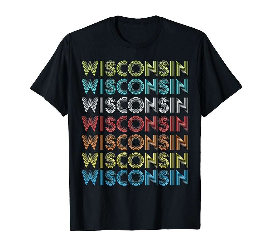 Wisconsin Usa Badger State Sunset T-Shirt - Unique Graphic Unisex - T-Shirt, Sweatshirt, Hoodie