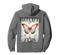 Y2K Back Streetwear Butterfly Hoodie - Minimalist Print Unisex - T-Shirt, Sweatshirt, Hoodie