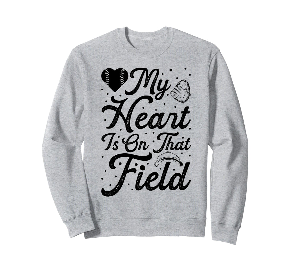 Baseball Mom Sweatshirt - Fun Novelty Design Men Women - T-Shirt, Sweatshirt, Hoodie