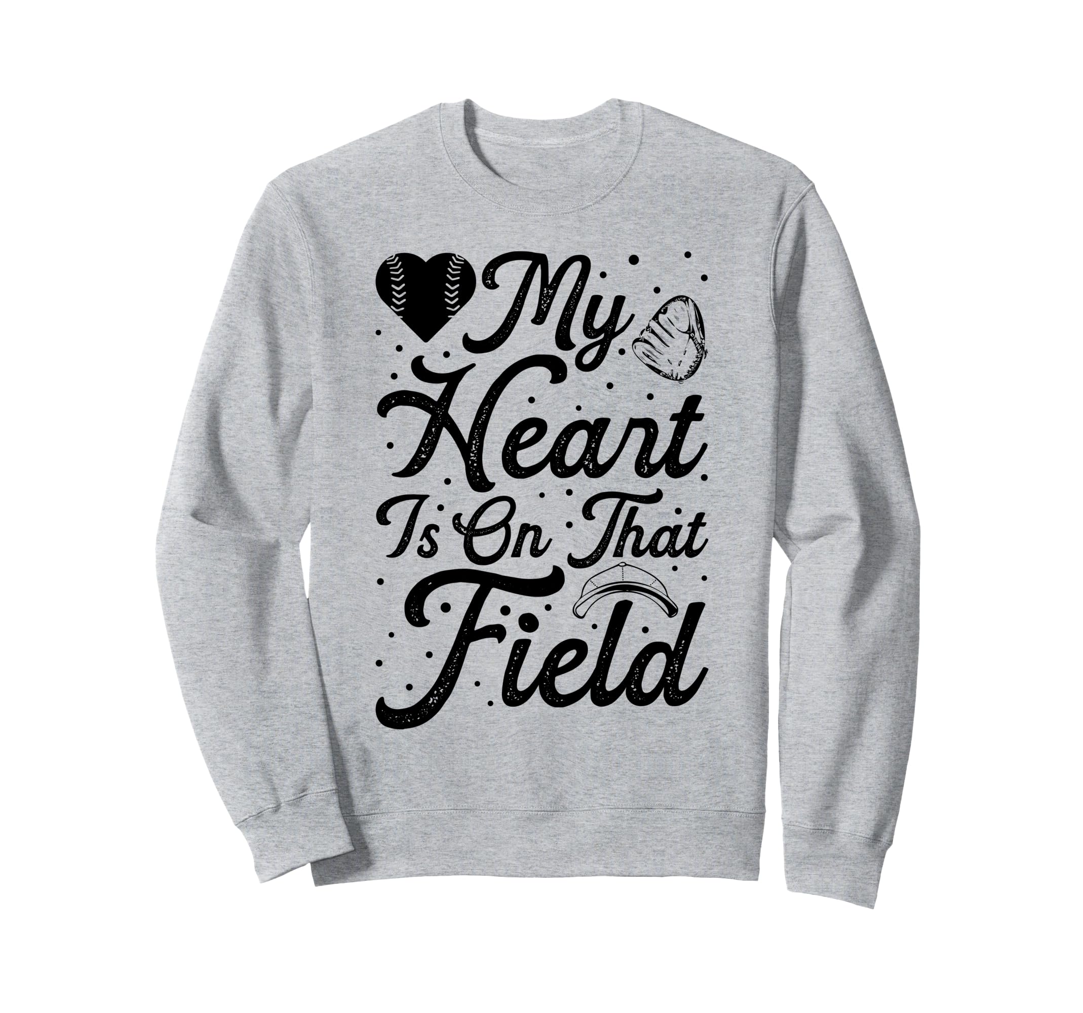 Baseball Mom Sweatshirt - Fun Novelty Design Men Women - T-Shirt, Sweatshirt, Hoodie