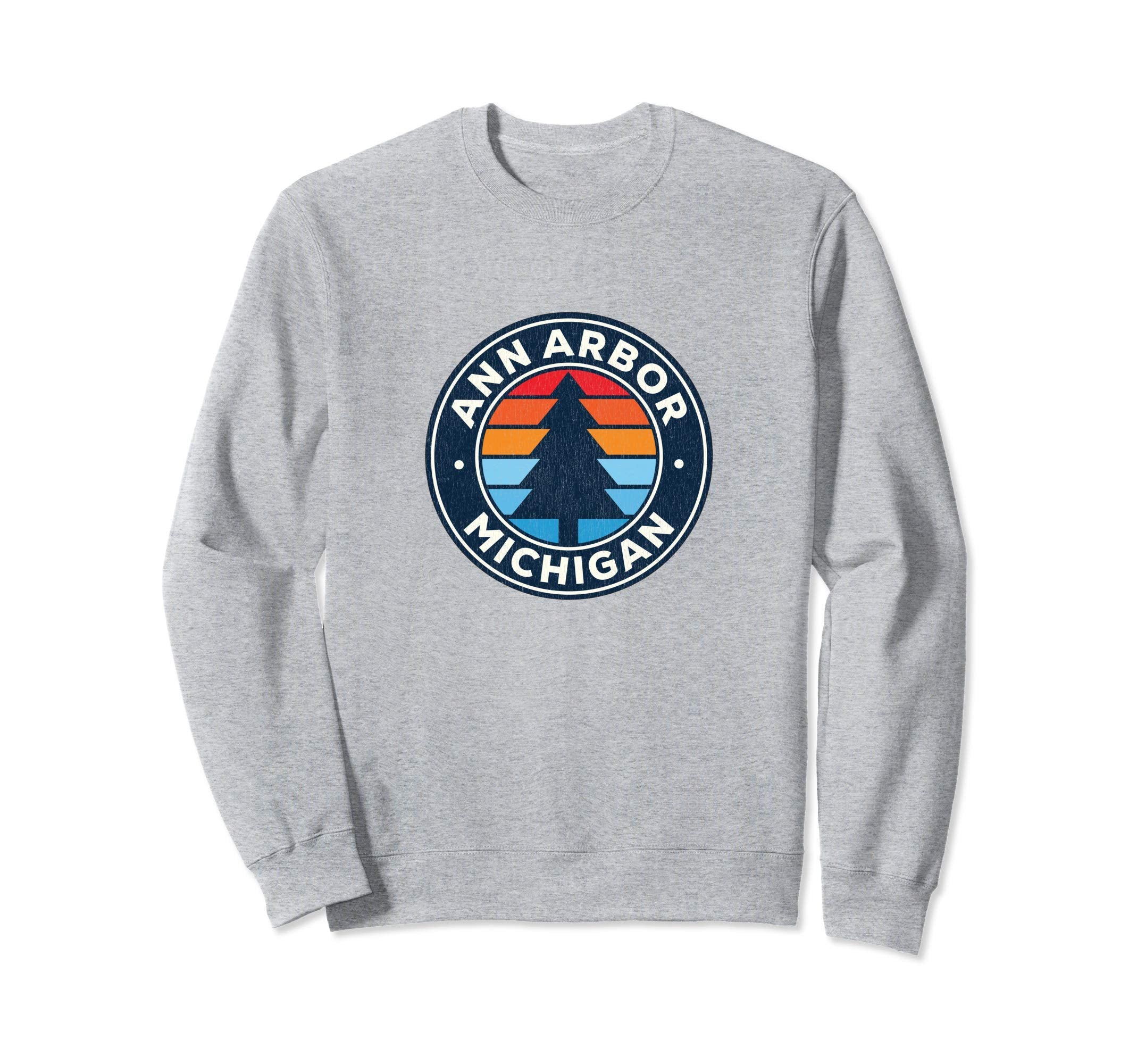 Ann Arbor Michigan Mi 70S Sweatshirt - Aesthetic Graphic Unisex - T-Shirt, Sweatshirt, Hoodie