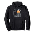 Costa Rica Surf Sunset Boho Hoodie - Minimalist Print Men Women - T-Shirt, Sweatshirt, Hoodie
