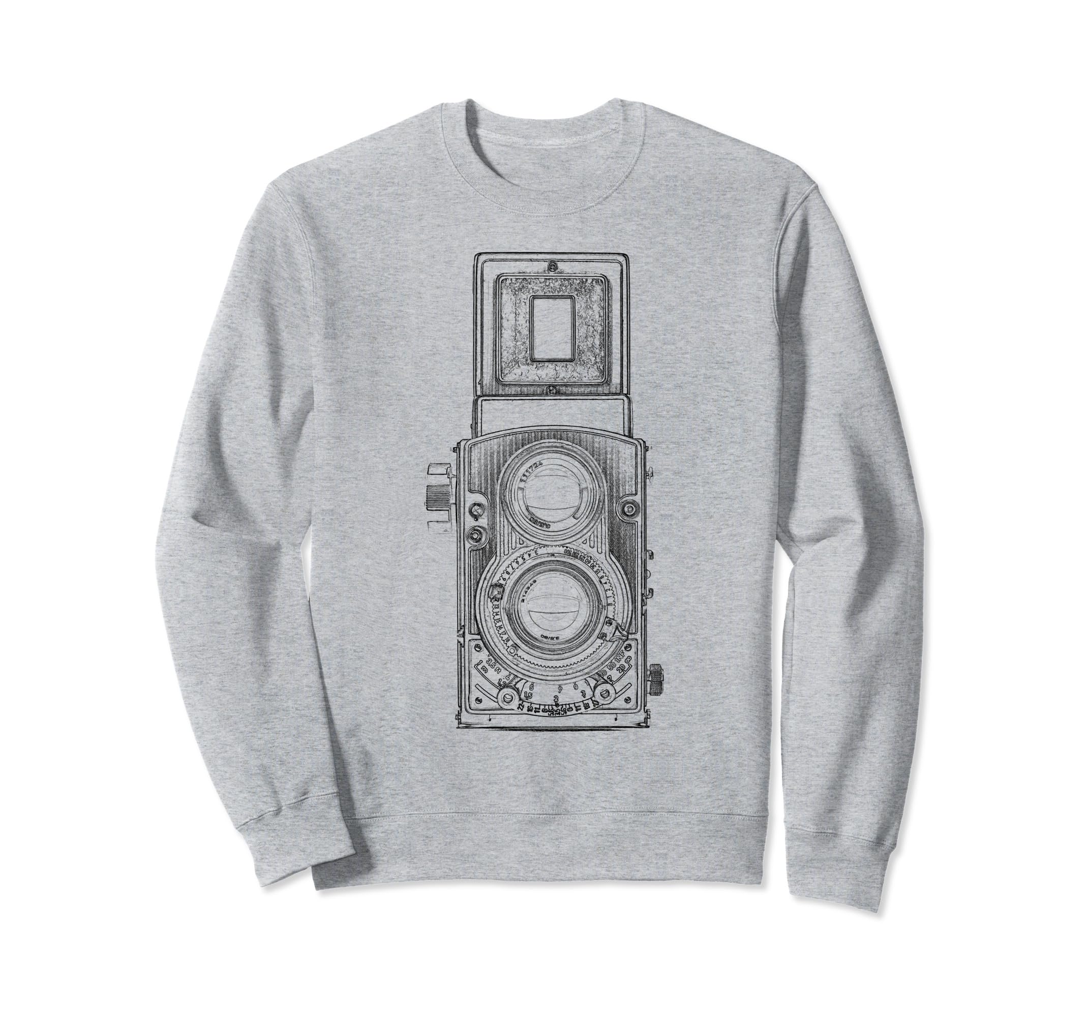 Twin Lens Reflex Camera Sweatshirt - Fun Novelty Design Men Women - T-Shirt, Sweatshirt, Hoodie