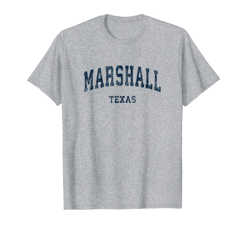 Marshall Texas Tx Varsity Sports Navy T-Shirt - Novelty Apparel Unisex - T-Shirt, Sweatshirt, Hoodie