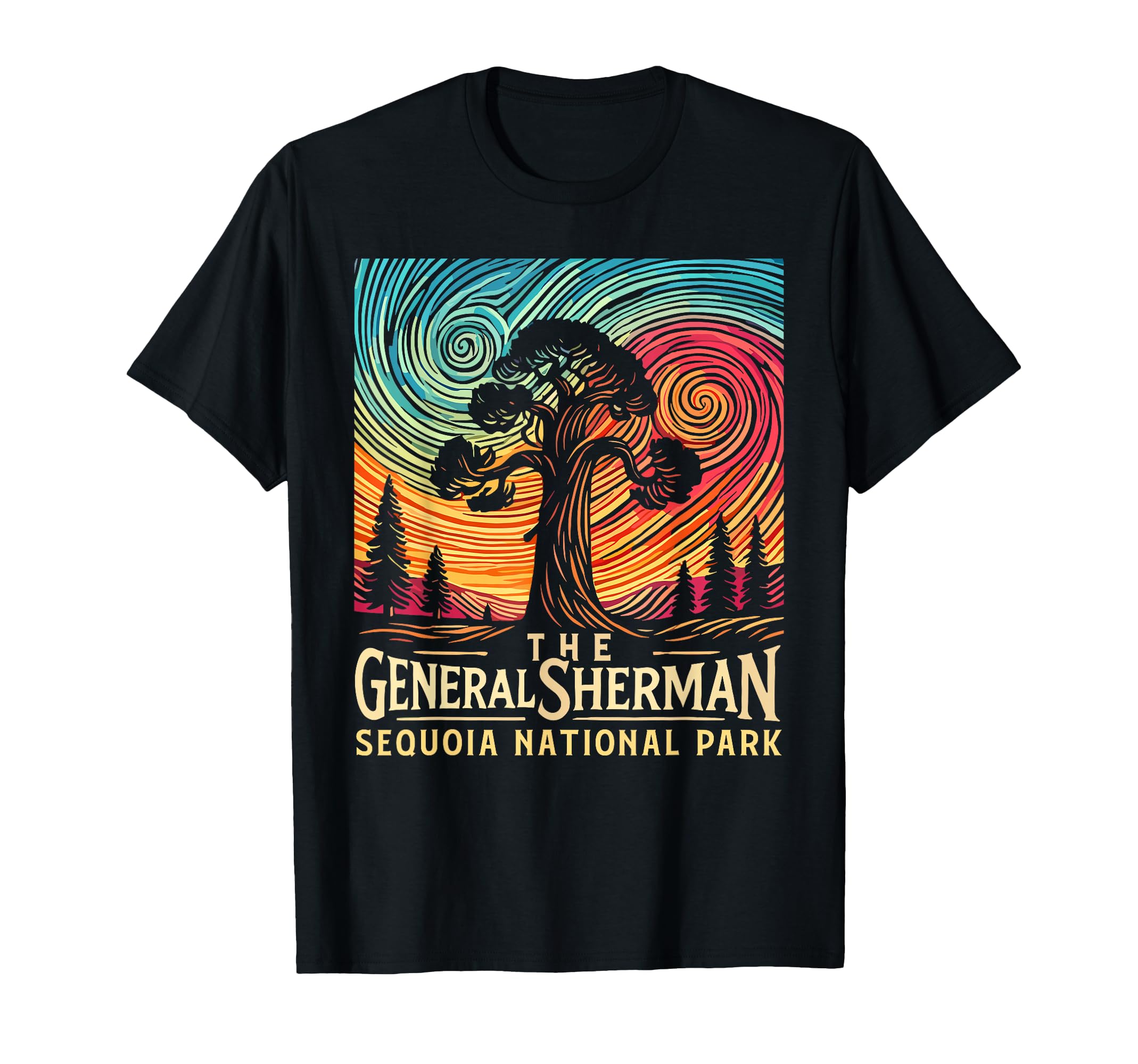 General Sherman Sequoia National Park T-Shirt - Minimalist Print Unisex - T-Shirt, Sweatshirt, Hoodie