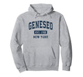Geneseo New York Ny Athletic Sports Hoodie - Minimalist Print Unisex - T-Shirt, Sweatshirt, Hoodie