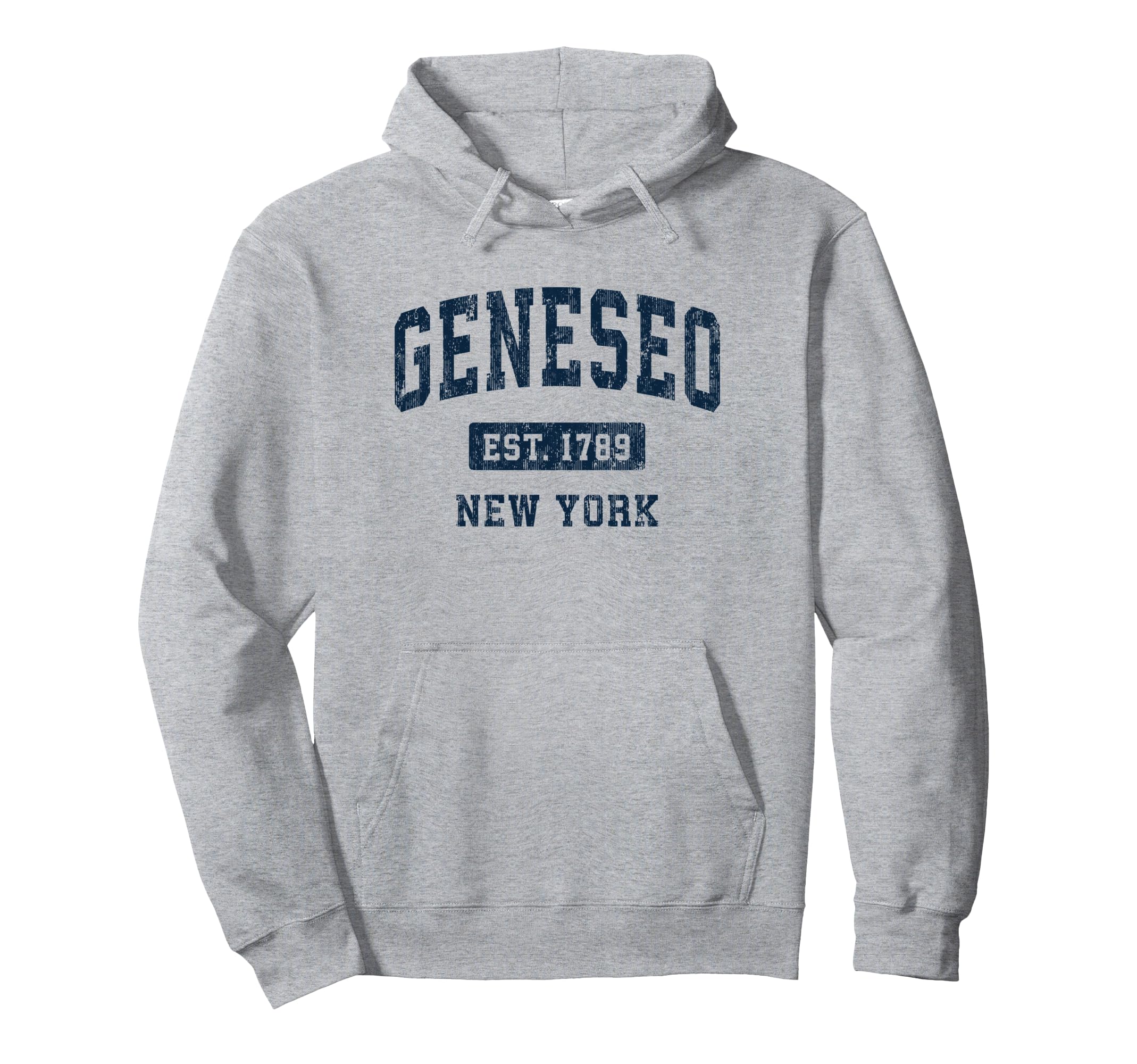 Geneseo New York Ny Athletic Sports Hoodie - Minimalist Print Unisex - T-Shirt, Sweatshirt, Hoodie