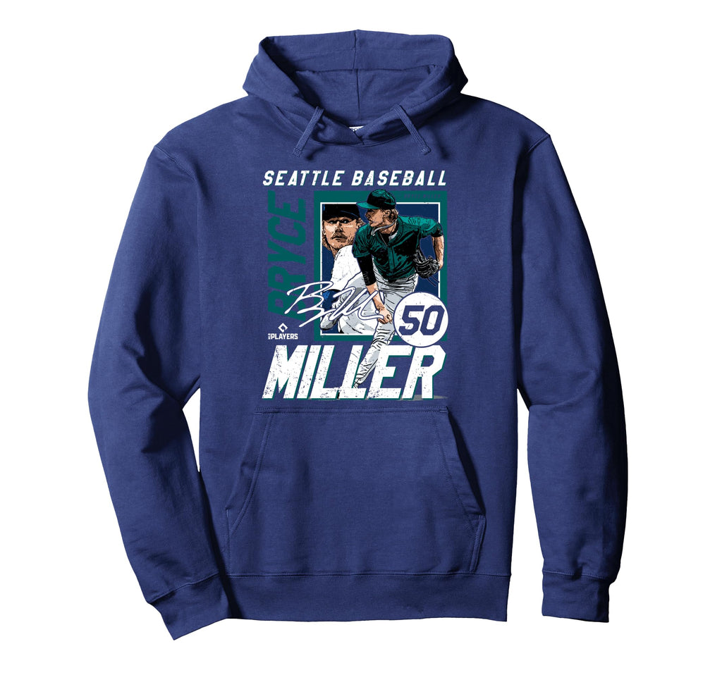Bryce Miller Seattle Mlb Baseball Player Hoodie - Unique Graphic Men Women - T-Shirt, Sweatshirt, Hoodie