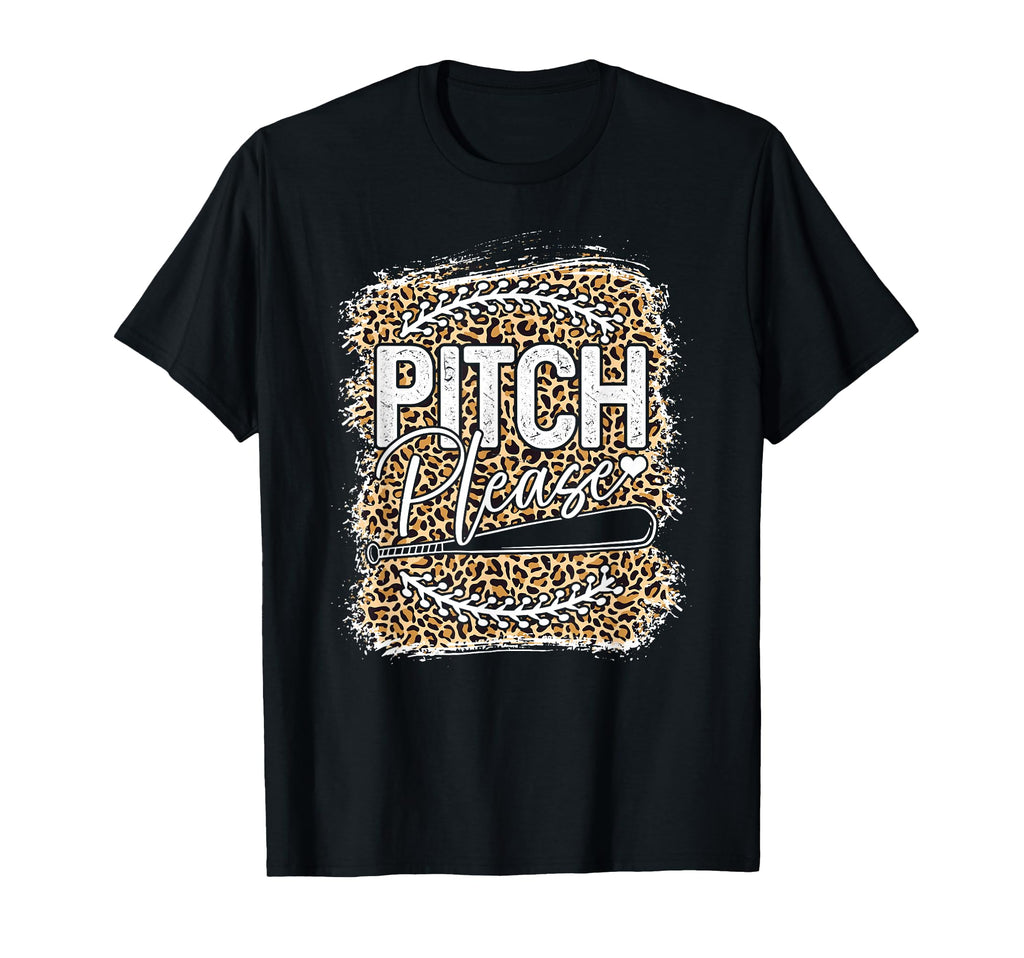 Baseball Womens Leopard Pattern T-Shirt - Fun Novelty Design Unisex - T-Shirt, Sweatshirt, Hoodie