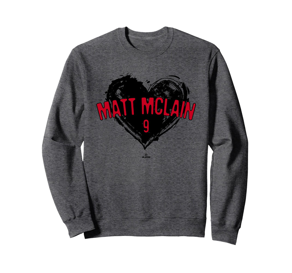 Distressed Heart Matt Mclain Sweatshirt - Streetwear Style for Adults - T-Shirt, Sweatshirt, Hoodie