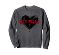 Distressed Heart Matt Mclain Sweatshirt - Streetwear Style for Adults - T-Shirt, Sweatshirt, Hoodie