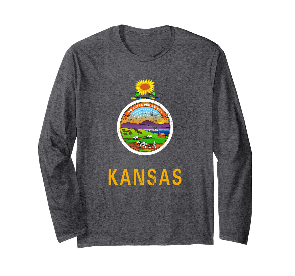 Kansas Flag Shirts Kansas Home T Shirts T-Shirt - Trendy Graphic Men Women - T-Shirt, Sweatshirt, Hoodie