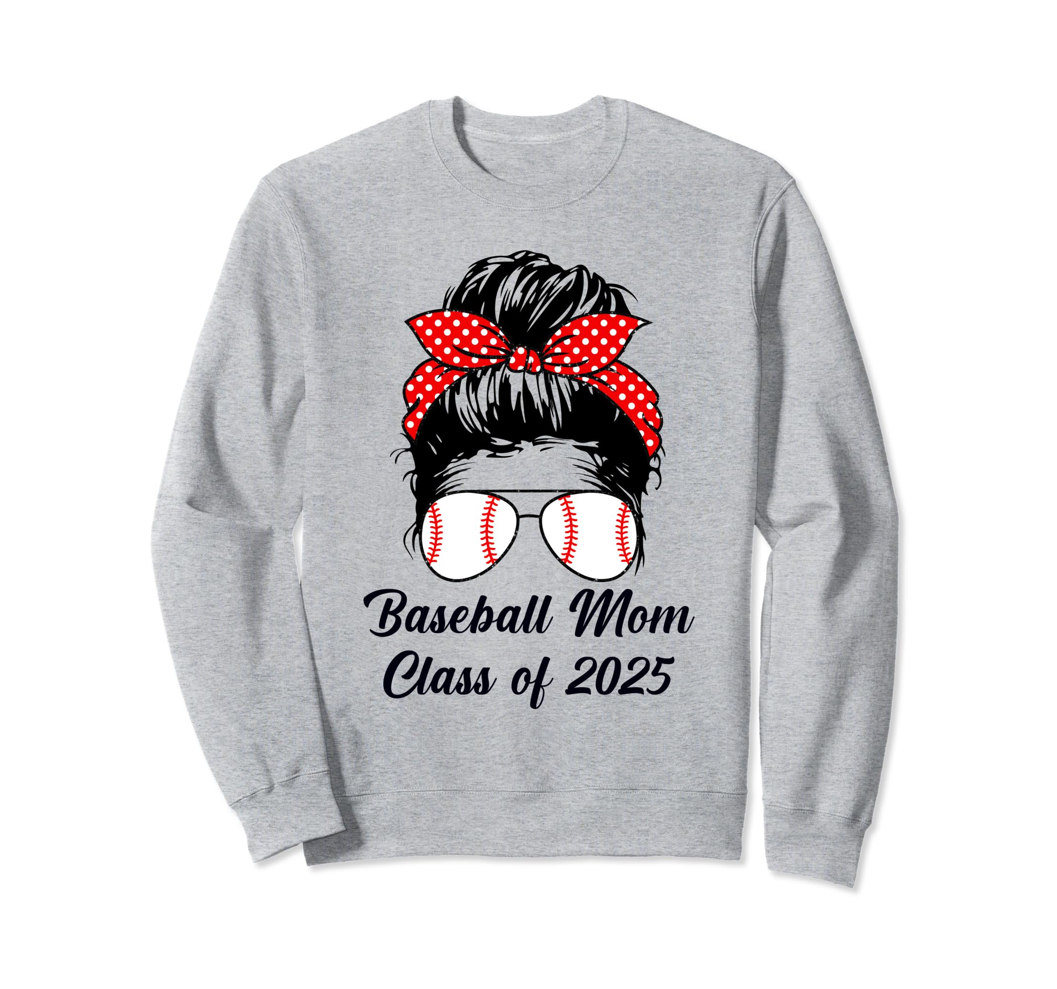 Class 2025 Baseball Mom Senior Sweatshirt - Custom Art Print for Adults - T-Shirt, Sweatshirt, Hoodie