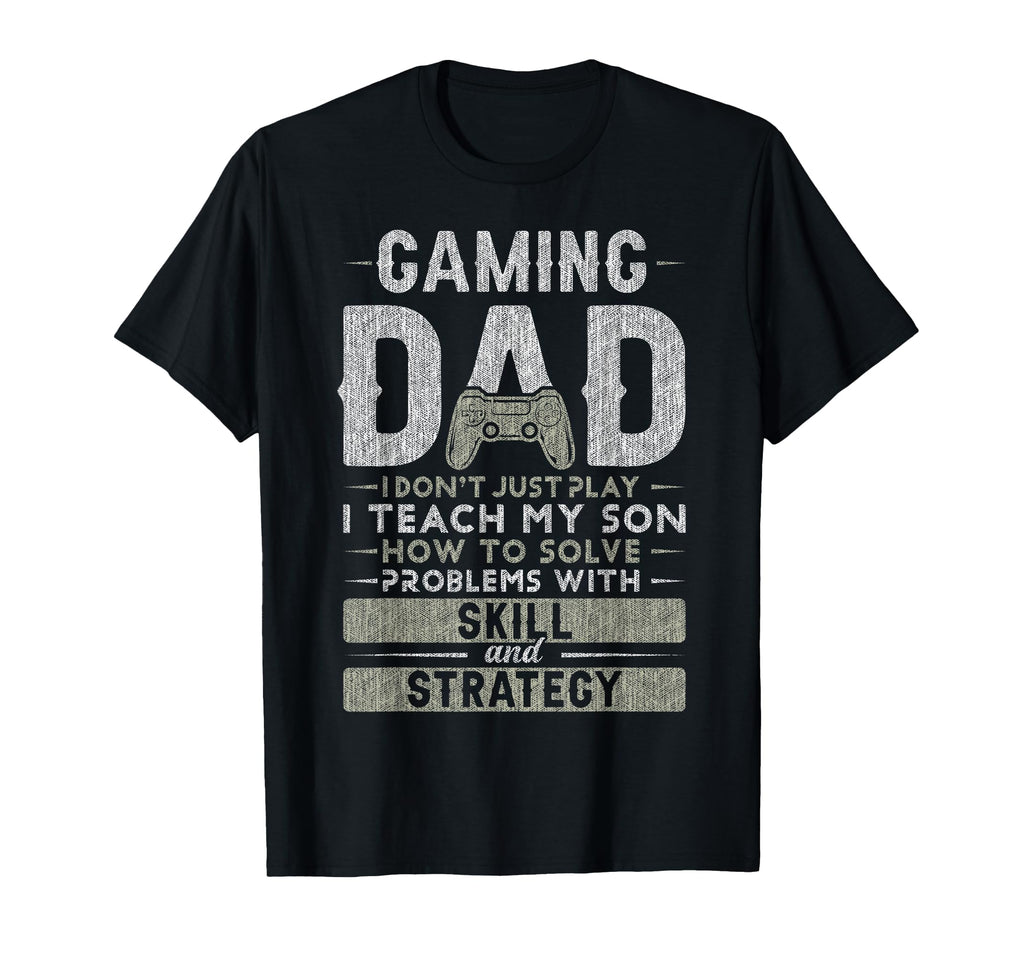 Gaming Dad Father Son Fathers Day Video T-Shirt - Aesthetic Graphic Unisex - T-Shirt, Sweatshirt, Hoodie