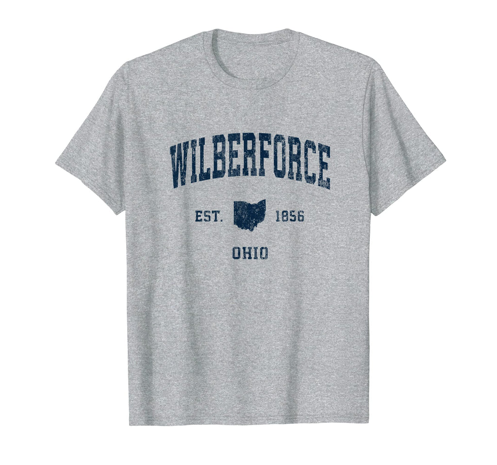 Wilberforce Ohio Oh Athletic Navy T-Shirt - Casual Everyday Wear Men Women - T-Shirt, Sweatshirt, Hoodie