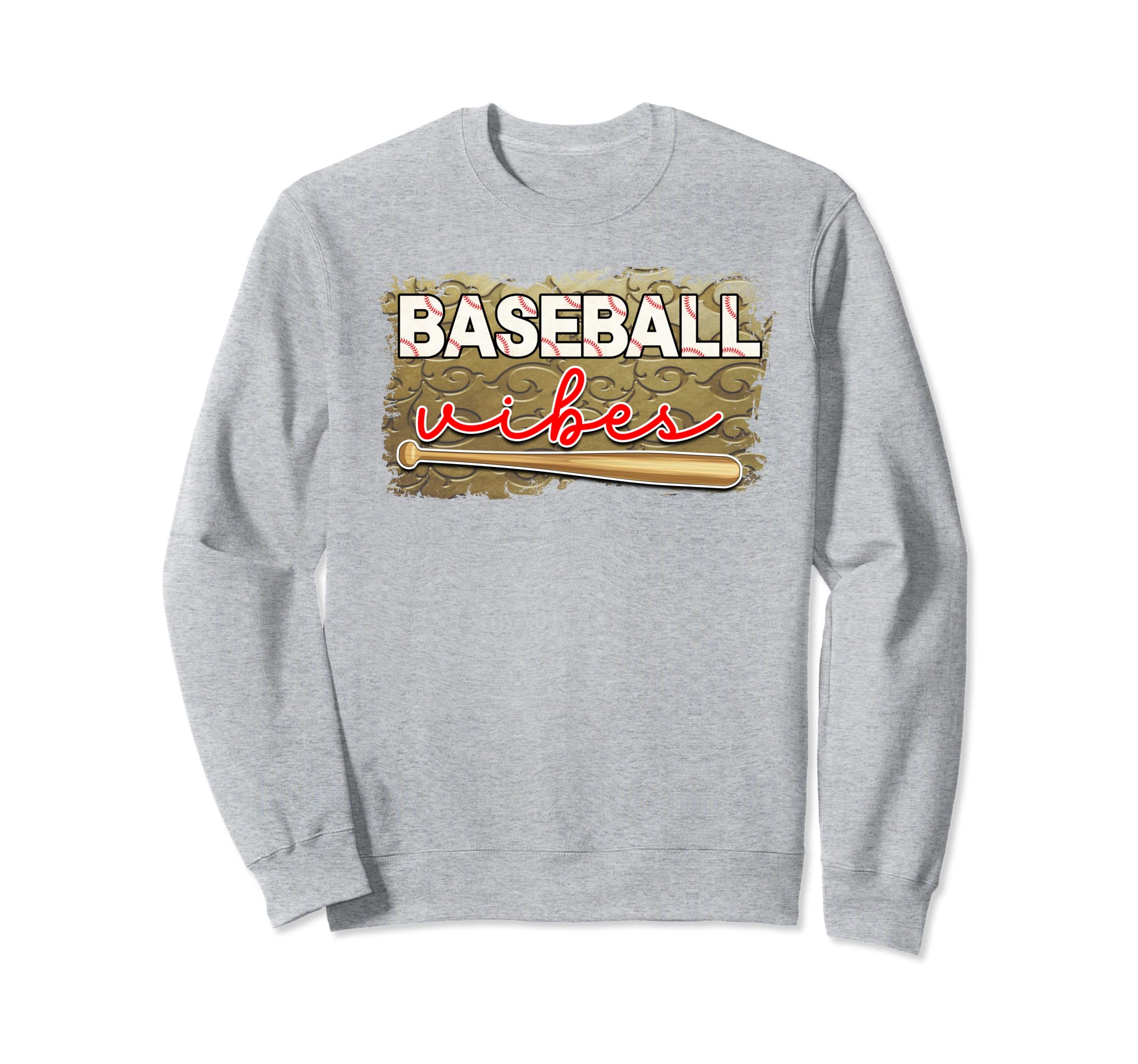 Baseball Vibes Is Baseball Sweatshirt - Casual Everyday Wear for Adults - T-Shirt, Sweatshirt, Hoodie