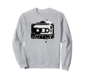 Music Art Music Cassette Tape Sweatshirt - Fun Novelty Design for Adults - T-Shirt, Sweatshirt, Hoodie