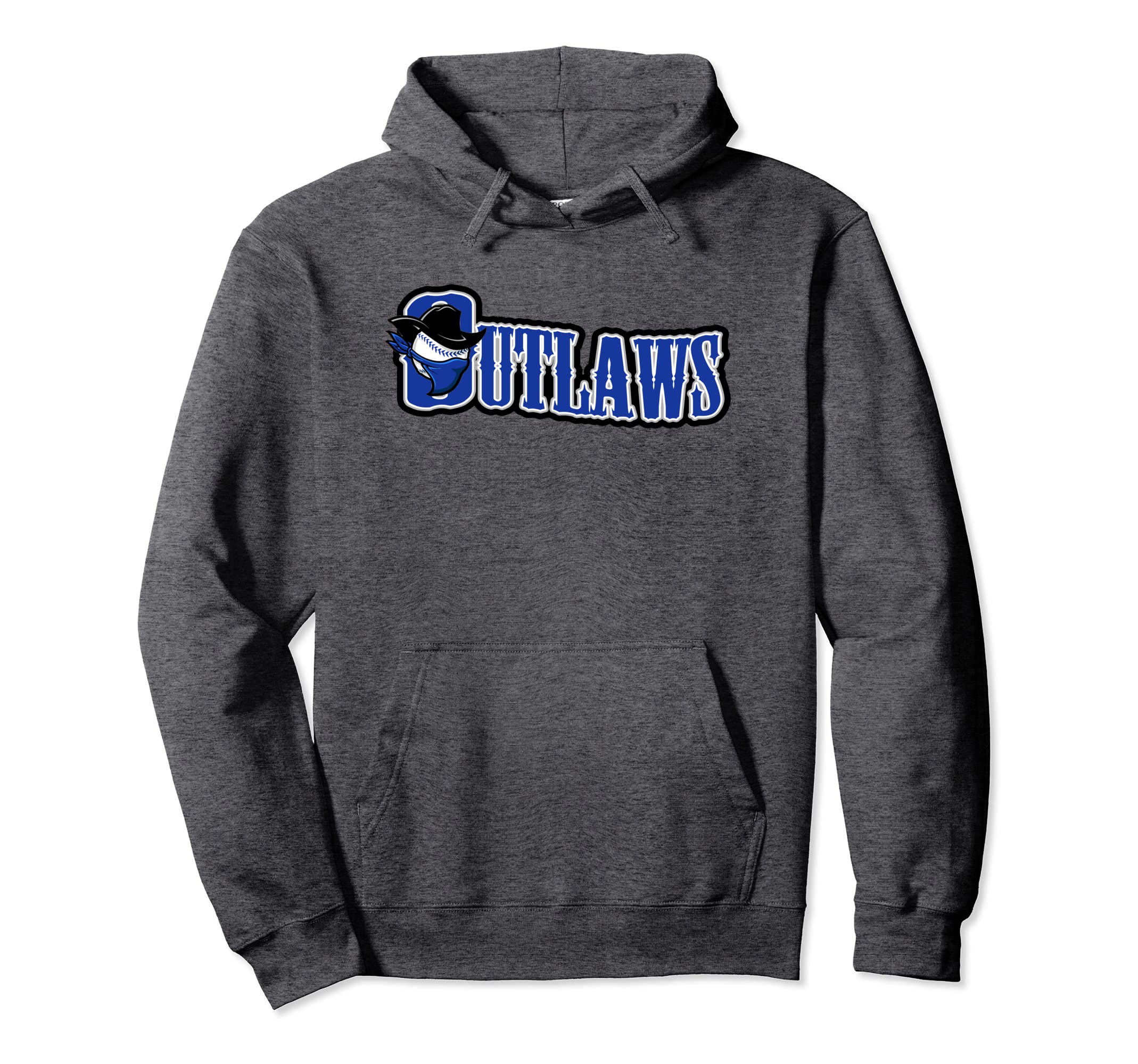 Outlaws Baseball Hoodie - Minimalist Print Men Women - T-Shirt, Sweatshirt, Hoodie
