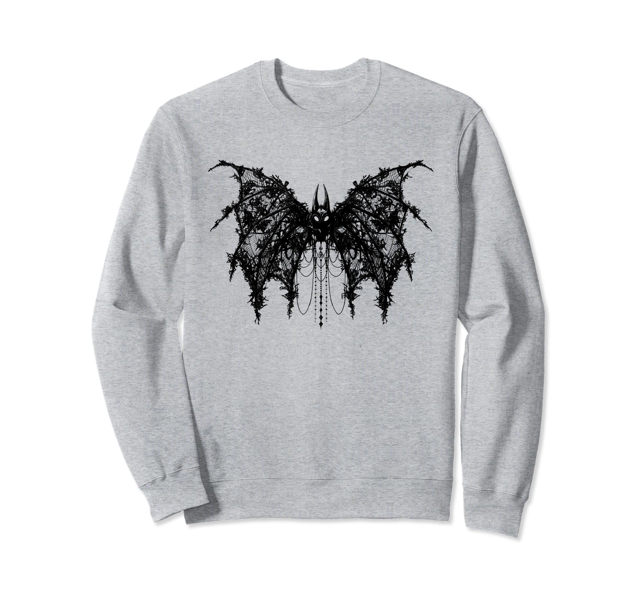 Bat Coquette Bow Halloween Bow Coquette Sweatshirt - Trendy Graphic Unisex - T-Shirt, Sweatshirt, Hoodie
