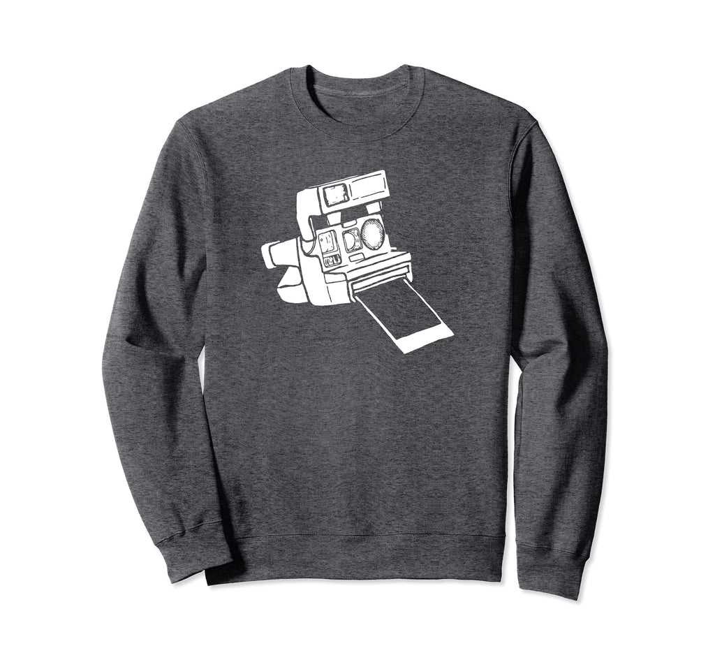 Instant Camera Eighties Sweatshirt - Custom Art Print for Adults - T-Shirt, Sweatshirt, Hoodie