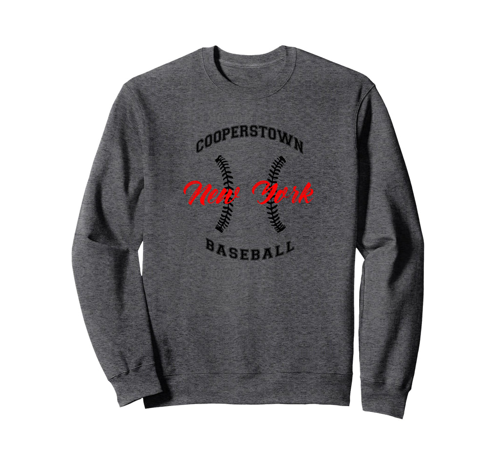 Cooperstown New York Baseball Sweatshirt - Trendy Graphic for Adults - T-Shirt, Sweatshirt, Hoodie