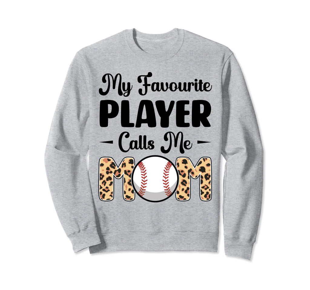 My Favorite Player Calls Me Mom Sweatshirt - Minimalist Print Men Women - T-Shirt, Sweatshirt, Hoodie