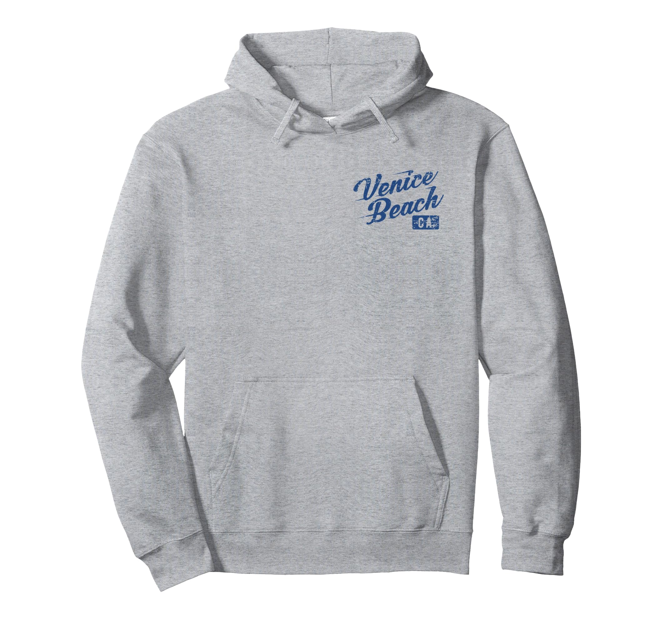 Venice Beach California Distressed Hoodie - Novelty Apparel for Adults - T-Shirt, Sweatshirt, Hoodie