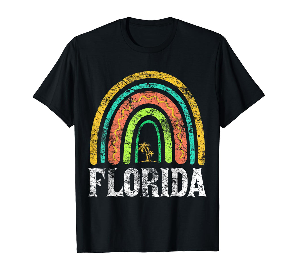 Florida Vacation Souvenir Rainbow T-Shirt - Graphic Print for Adults - T-Shirt, Sweatshirt, Hoodie