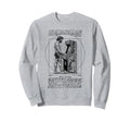 Arcade Gamer Vitruvian Leonardo Sweatshirt - Minimalist Print for Adults - T-Shirt, Sweatshirt, Hoodie