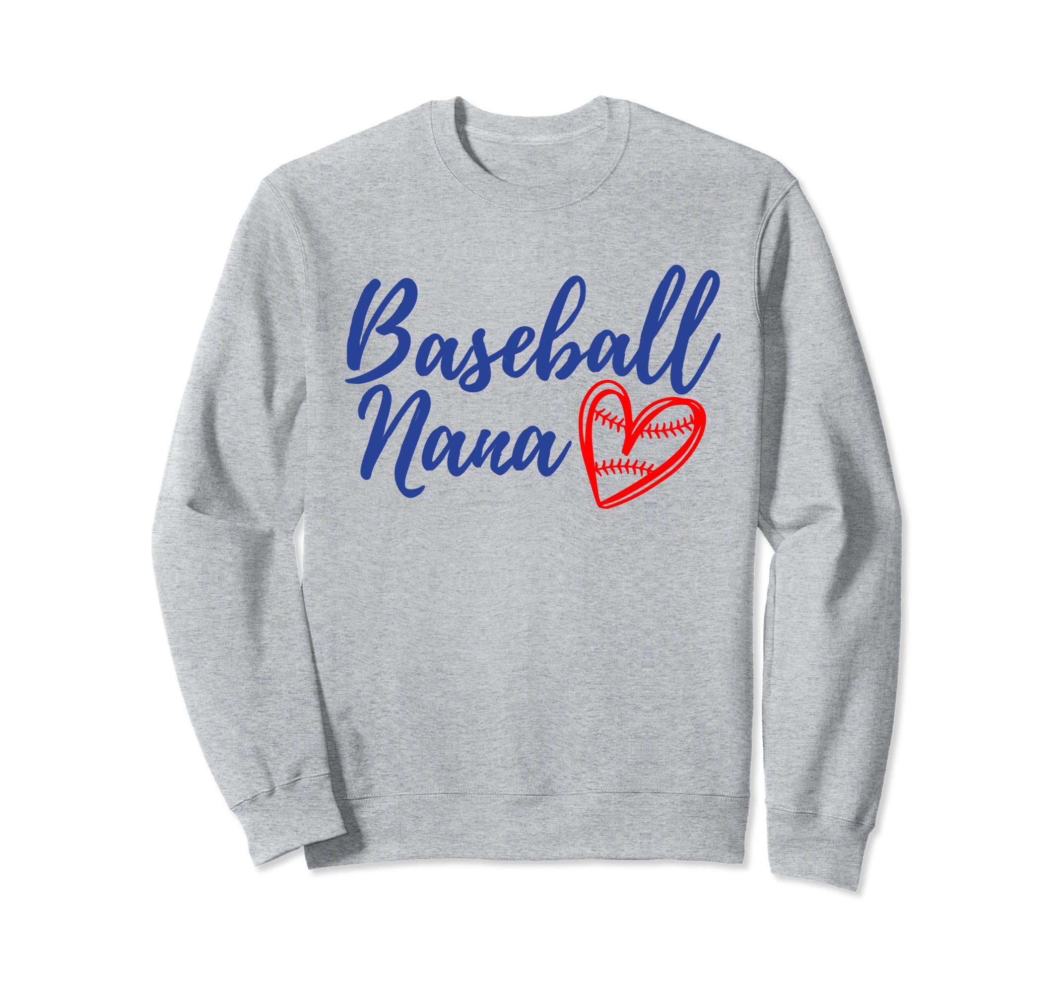 Baseball Nana Heart Matching Family Sweatshirt - Custom Art Print Unisex - T-Shirt, Sweatshirt, Hoodie