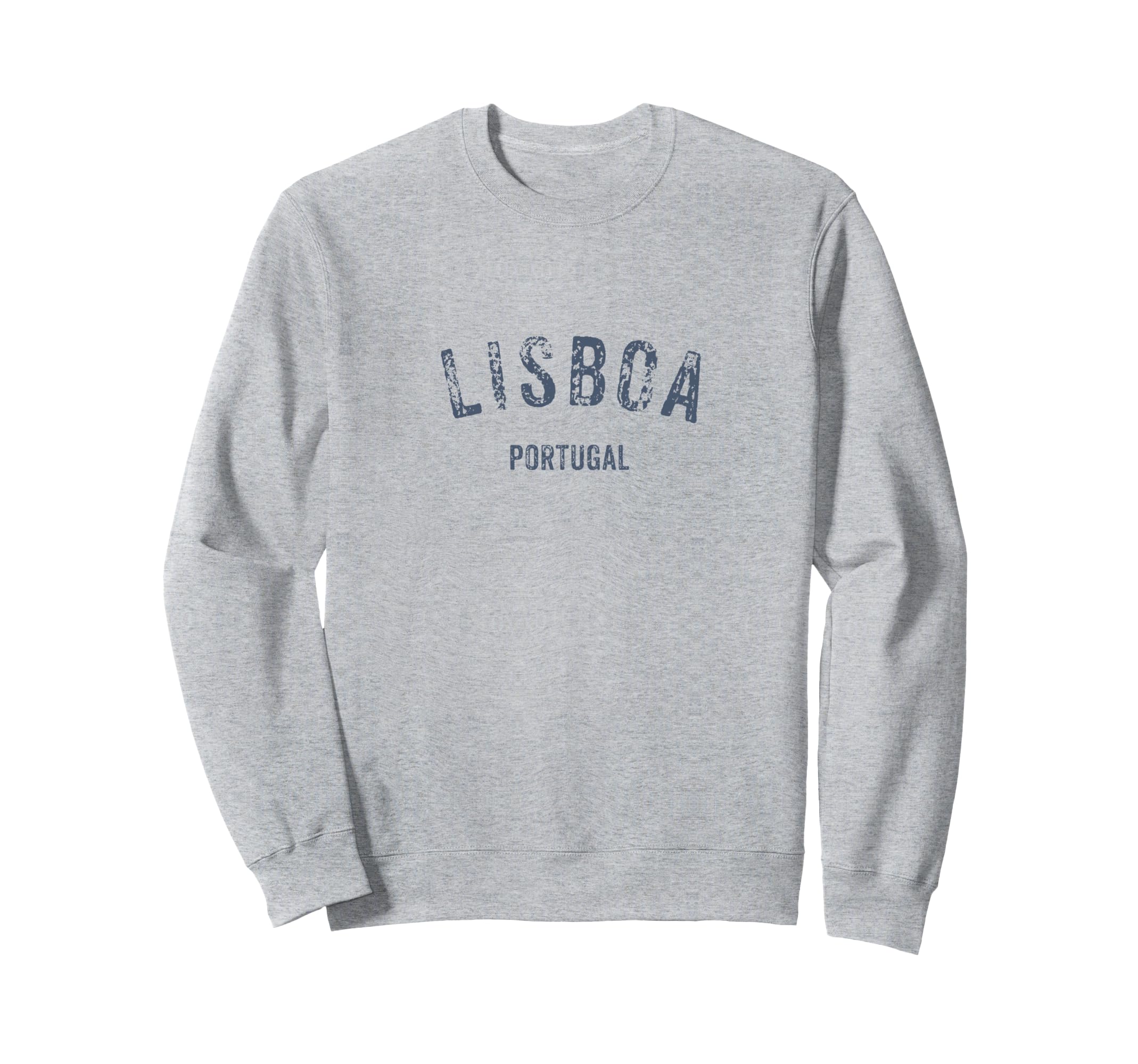 Lisboa Portugal Distressed Lisbon Sweatshirt - Custom Art Print for Adults - T-Shirt, Sweatshirt, Hoodie