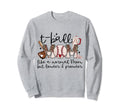T Ball Mama Baseball Tball Mom Sweatshirt - Custom Art Print Unisex - T-Shirt, Sweatshirt, Hoodie