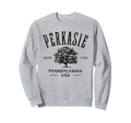 Perkasie Pennsylvania Distressed Sweatshirt - Unique Graphic for Adults - T-Shirt, Sweatshirt, Hoodie