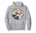 Panda Bear Ramen Japanese Wave Hoodie - Trendy Graphic for Adults - T-Shirt, Sweatshirt, Hoodie