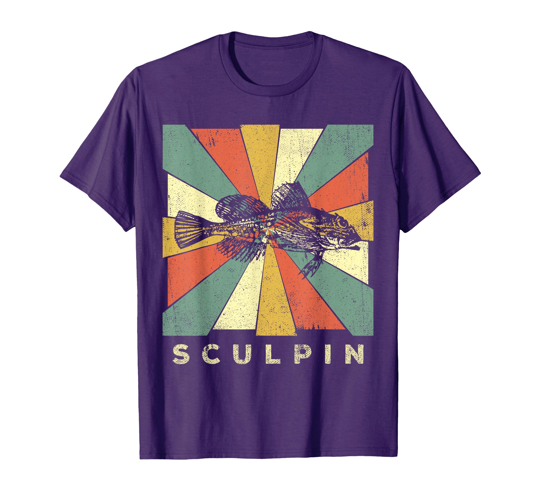 Sculpin Fish Lover Animal T-Shirt - Minimalist Print Unisex - T-Shirt, Sweatshirt, Hoodie