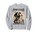 Abraxos Flower Garden Club Book Lover Sweatshirt - Minimalist Print Unisex - T-Shirt, Sweatshirt, Hoodie
