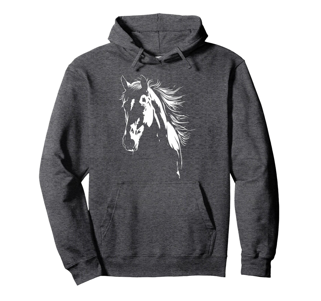Western Horse Silhouette Horse Riding Hoodie - Unique Graphic Unisex - T-Shirt, Sweatshirt, Hoodie