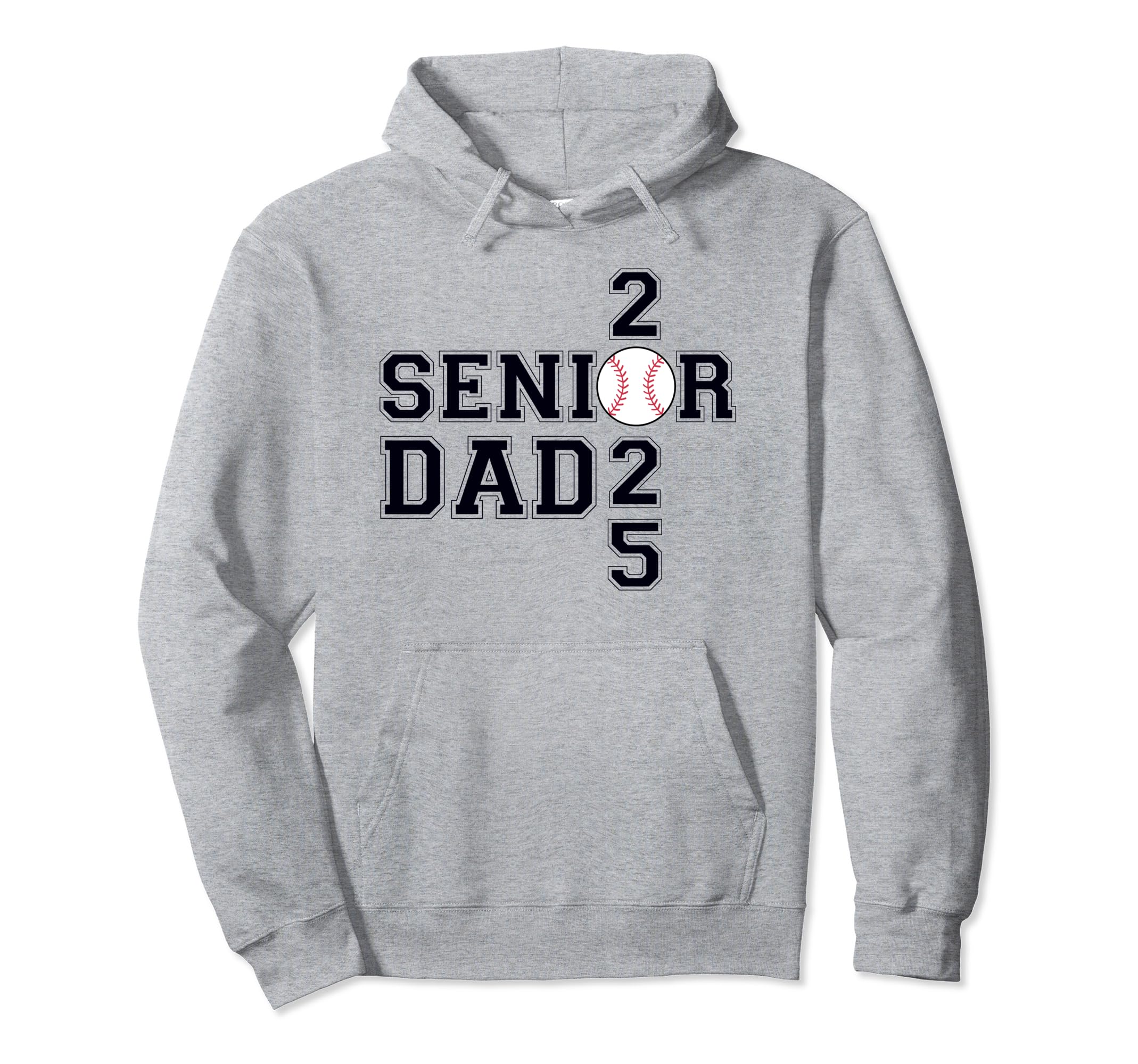 Class 2025 Baseball Dad Senior Hoodie - Casual Everyday Wear for Adults - T-Shirt, Sweatshirt, Hoodie