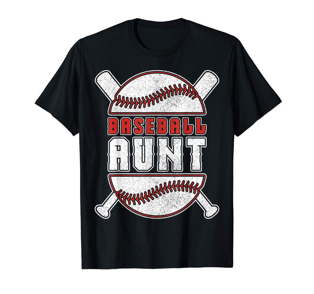 Baseball Aunt Baseball Player Baseball T-Shirt - Novelty Apparel Unisex - T-Shirt, Sweatshirt, Hoodie