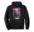 Funny Bear Bow Tie 80S Synthwave Hoodie - Streetwear Style Unisex - T-Shirt, Sweatshirt, Hoodie