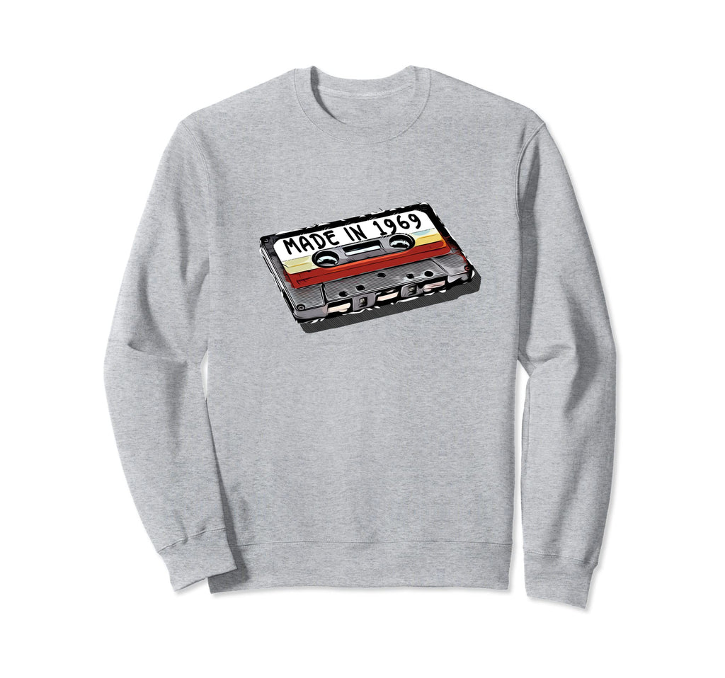 Best 1969 51St Birthday Music Cassette Sweatshirt - Trendy Graphic Unisex - T-Shirt, Sweatshirt, Hoodie