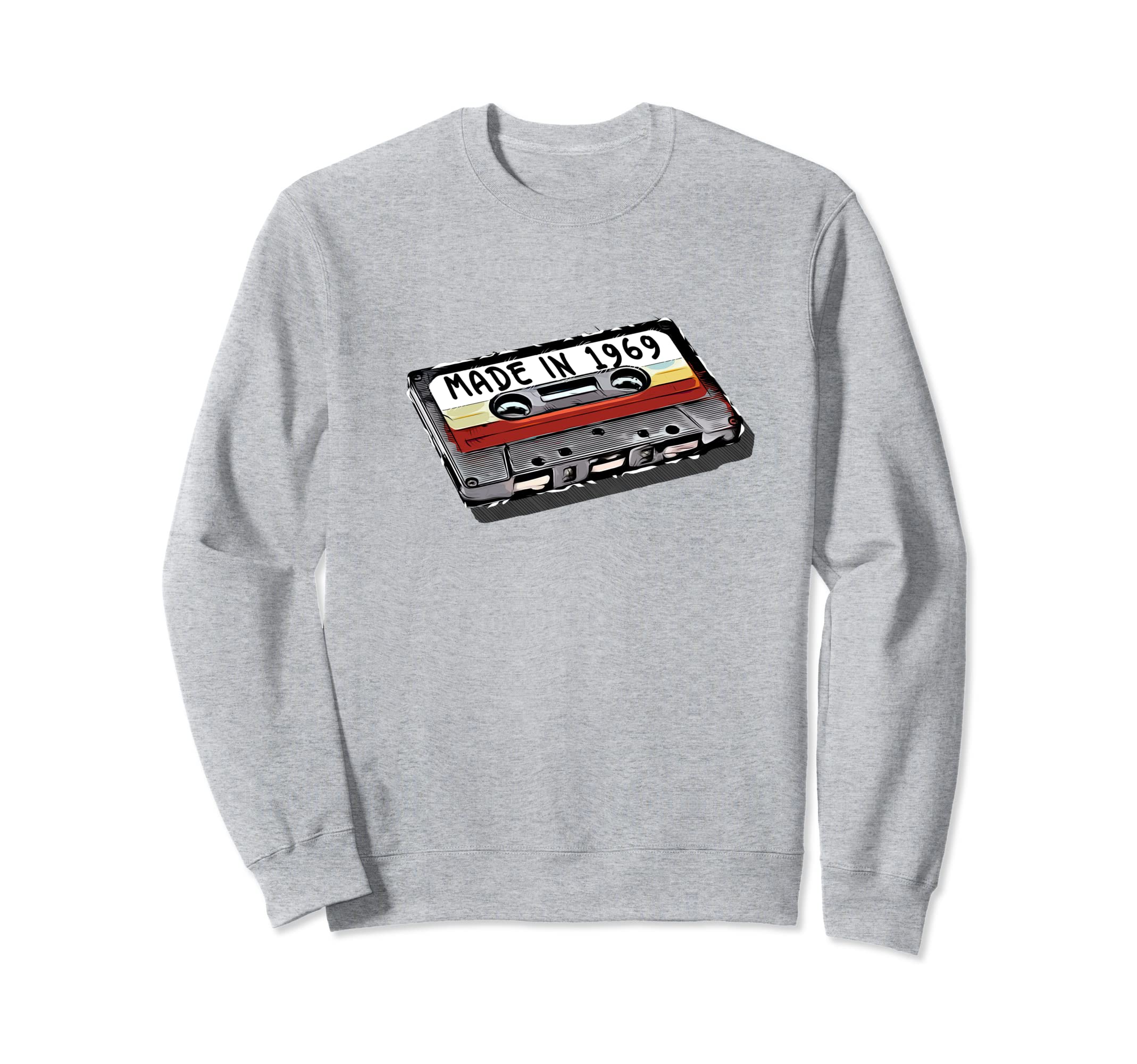 Best 1969 51St Birthday Music Cassette Sweatshirt - Trendy Graphic Unisex - T-Shirt, Sweatshirt, Hoodie